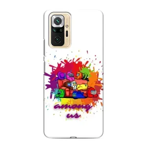 Чохли Амонг Ас для Xiaomi Redmi Note 10 Pro (AlphaPrint) (Яскравий АмонгАс)