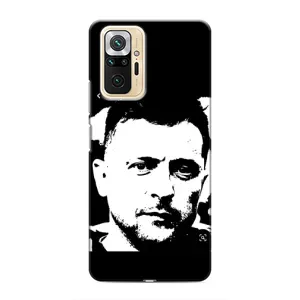 Чехол для Xiaomi Redmi Note 10 Pro (AlphaPrint - с принтом Зеленского) (Зеленский АРТ)