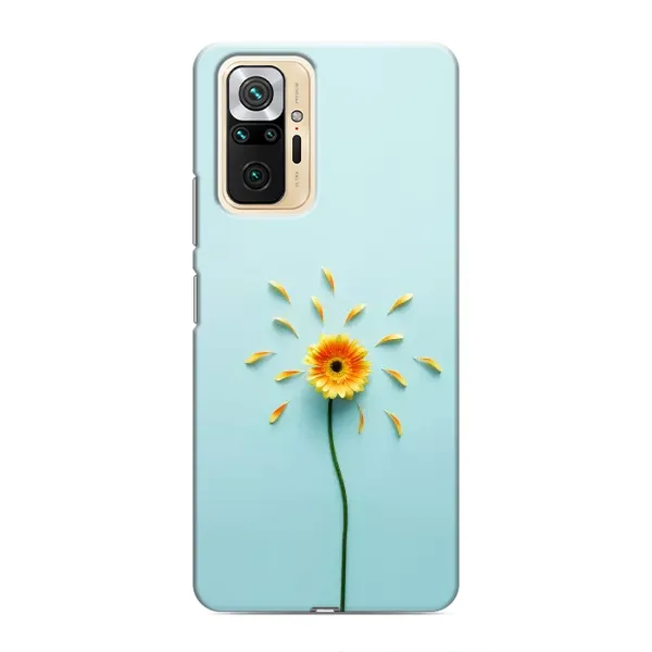 Чохол з принтом «Жовта квітка» для Xiaomi Redmi Note 10 Pro