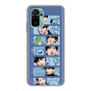Чохли BTS для Xiaomi Redmi Note 10 (AlphaPrint) (Bangtan)