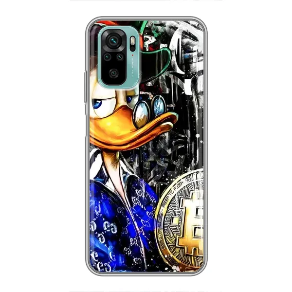 Чехол с принтом «Биткойн Скрудж» для Xiaomi Redmi Note 10