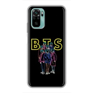 Чохли BTS для Xiaomi Redmi Note 10 (AlphaPrint) (BTS стайл)