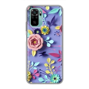 Чохли з квітами для Xiaomi Redmi Note 10 (VPrint) (Дизайн квітів)