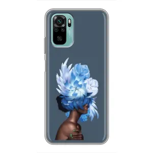 Чехлы (ART) Цветы на Xiaomi Redmi Note 10 (VPrint) (Квіти на голові)