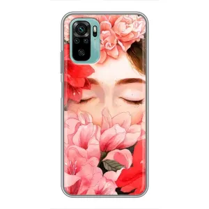 Чехлы (ART) Цветы на Xiaomi Redmi Note 10 (VPrint) (Очі в квітах)