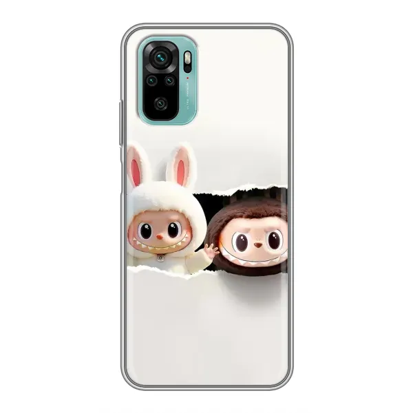 Чохол з принтом «Лабубу» для Xiaomi Redmi Note 10 Чохол з принтом «Лабубу» для Xiaomi Redmi Note 10
