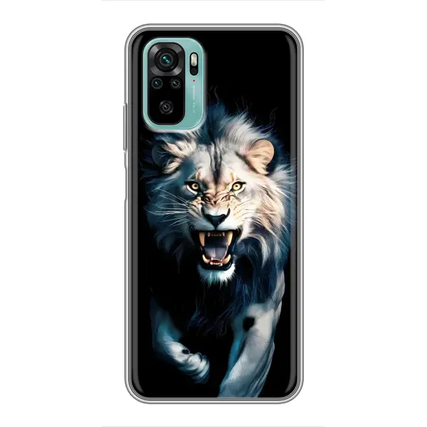 Чохол з принтом «Лев у темряві» для Xiaomi Redmi Note 10