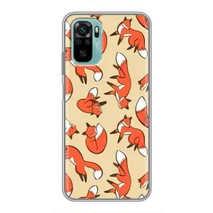 Чохли з картинкою Лисичка для Xiaomi Redmi Note 10 (VPrint) (Лисички)
