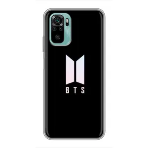 Чохли BTS для Xiaomi Redmi Note 10 (AlphaPrint) (Лого BTS)