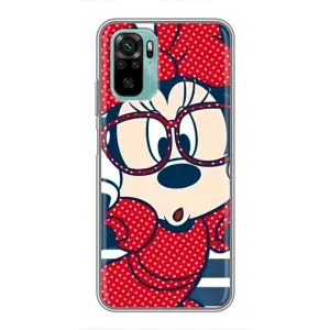 Міккі Маус чохол для Xiaomi Redmi Note 10 (AlphaPrint - Мультяшні) (Маус в окулярах)