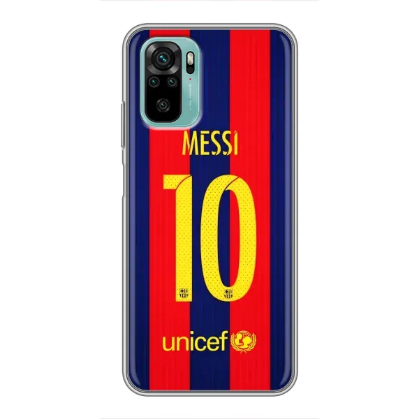 Чохол з принтом «Messi Barca 10» для Xiaomi Redmi Note 10