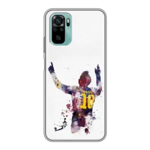 Чохли Мессі для Xiaomi Redmi Note 10 (AlphaPrint) (Messi Barca)