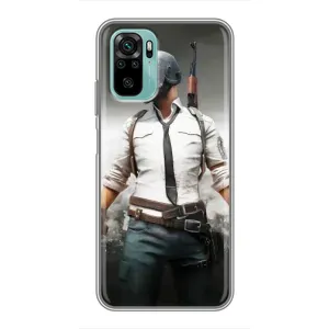 Чеjхол PUBG для Сяомі Редмі Нот 10 (AlphaPrint) (Пабг мен)