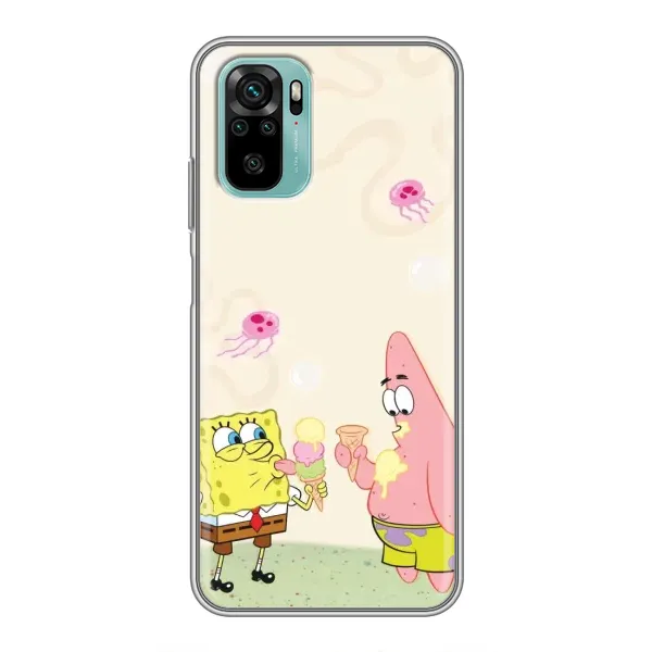 Чехол с принтом «Патрик и Боб» для Xiaomi Redmi Note 10 Чехол с принтом «Патрик и Боб» для Xiaomi Redmi Note 10