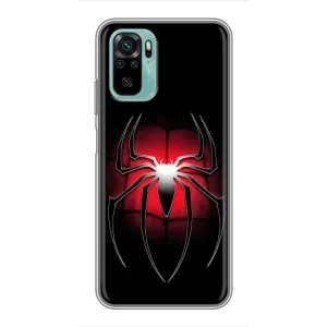 Чохол з людиною павуком для Xiaomi Redmi Note 10 - (AlphaPrint) (Паук марвел)