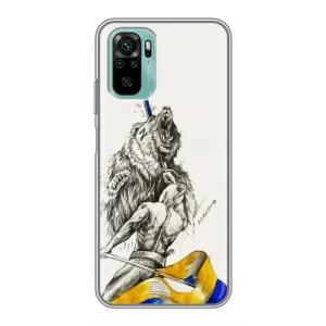 Чохли (Доброго вечора, ми за України) для Сяомі Редмі Нот 10 (AlphaPrint) (Перемога)