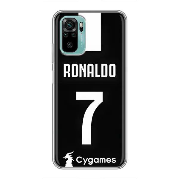 Чехол с принтом «RONALDO 7» для Xiaomi Redmi Note 10 Чехол с принтом «RONALDO 7» для Xiaomi Redmi Note 10