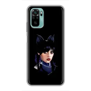 Чохли Венсдей на Xiaomi Redmi Note 10 Уенсдей (AlphaPrint) (серйозна Венздей)
