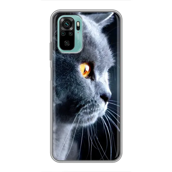 Чехол с принтом «Серый Кот» для Xiaomi Redmi Note 10
