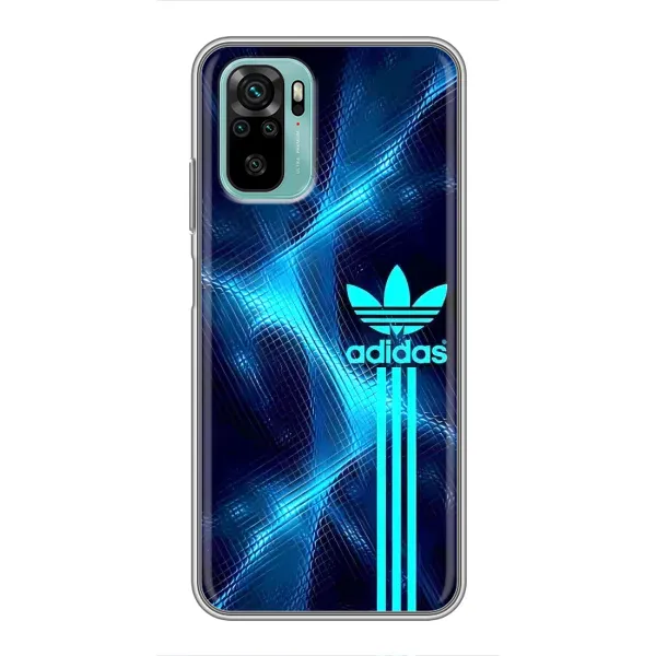 Чехол с принтом «Синий Адидас» для Xiaomi Redmi Note 10 Чехол с принтом «Синий Адидас» для Xiaomi Redmi Note 10