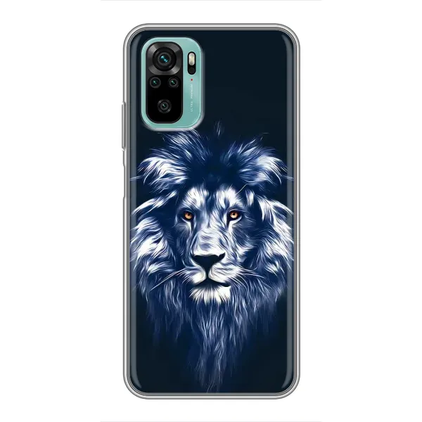 Чехол с принтом «Синий Лев» для Xiaomi Redmi Note 10