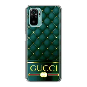 Чохли  GUCCI для Сяомі Редмі Нот 10 (AlphaPrint) (Текстура Гуччі)