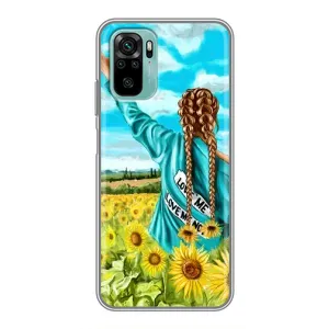 Чохол для Патріота України Xiaomi Redmi Note 10 - (AlphaPrint) (Україночка)
