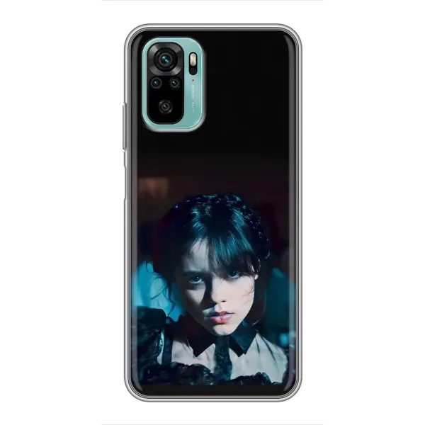 Чехол с принтом «взгляд Уэнздей» для Xiaomi Redmi Note 10