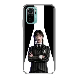 Чохли Венсдей на Xiaomi Redmi Note 10 Уенсдей (AlphaPrint) (W-Wednesday)