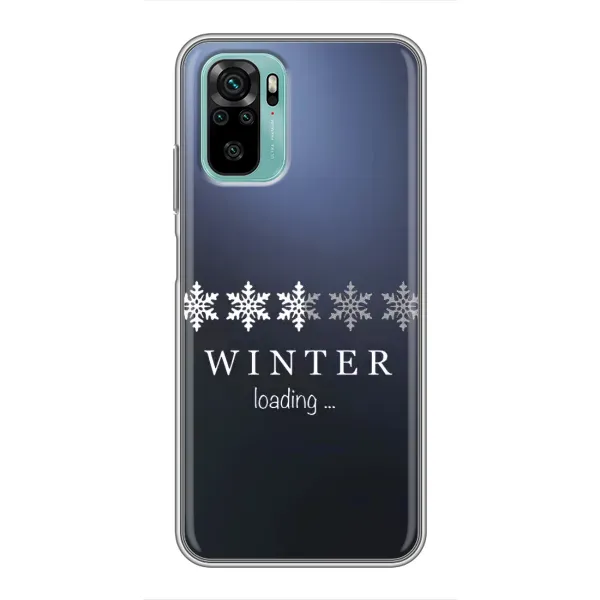 Чехол с принтом «Winter loading» для Xiaomi Redmi Note 10 Чехол с принтом «Winter loading» для Xiaomi Redmi Note 10