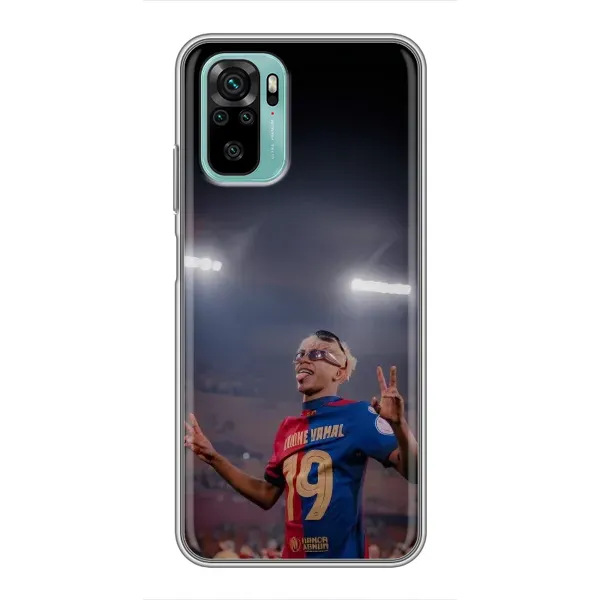 Чохол з принтом «Ямаль на стадіоні» для Xiaomi Redmi Note 10 Чохол з принтом «Ямаль на стадіоні» для Xiaomi Redmi Note 10