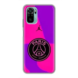 Чохли PSG для Xiaomi Redmi Note 10 (AlphaPrint) (яскравий ПСЖ)