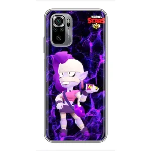 Чехлы Brawl Stars для Xiaomi Redmi Note 10S (AlphaPrint) (Емз Бравл Старс)