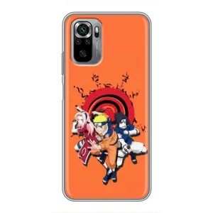 Naruto Anime Чохли для Сяомі Редмі Нот 10S (AlphaPrint) (команда Наруто)