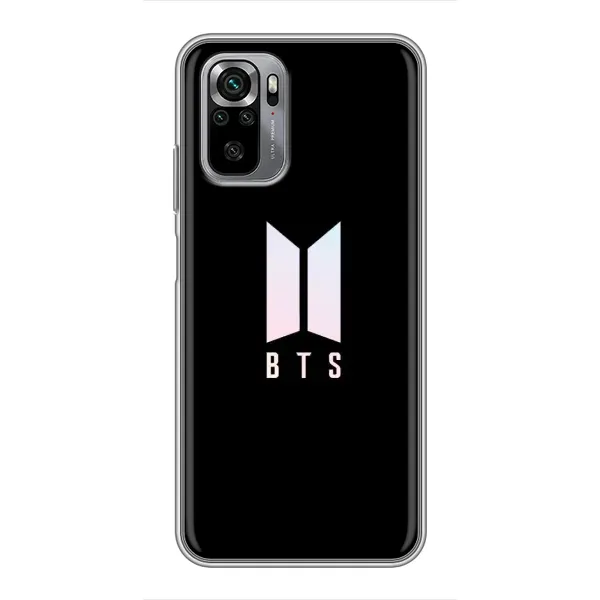 Чохол з принтом «Лого BTS» для Xiaomi Redmi Note 10S Чохол з принтом «Лого BTS» для Xiaomi Redmi Note 10S