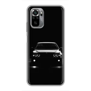 Чехол для Сяоми Редми Ноут 10S - с принтом БМВ (AlphaPrint) (Машина BMW)