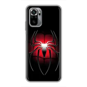Чохол з людиною павуком для Xiaomi Redmi Note 10S - (AlphaPrint) (Паук марвел)