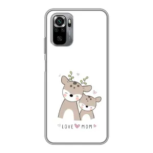 Чохли для мами на Xiaomi Redmi Note 10S (Оленята мама і малюк)
