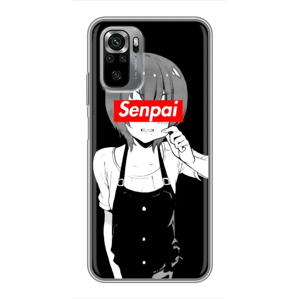 Чохол з принтом «Senpai» для Xiaomi Redmi Note 10S