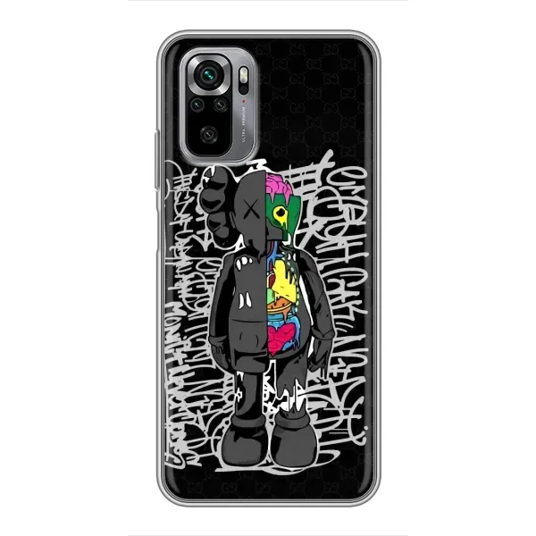 Чохол з принтом «Стиль Bearbrick» для Xiaomi Redmi Note 10S