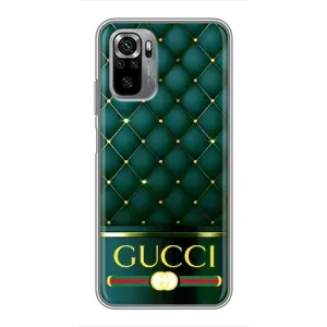 Чохли  GUCCI для Сяомі Редмі Нот 10S (AlphaPrint) (Текстура Гуччі)