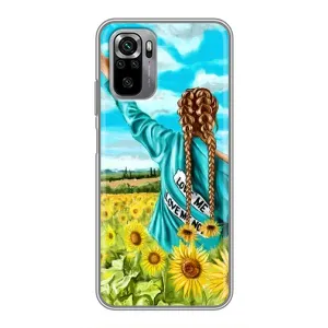 Чохол для Патріота України Xiaomi Redmi Note 10S - (AlphaPrint) (Україночка)