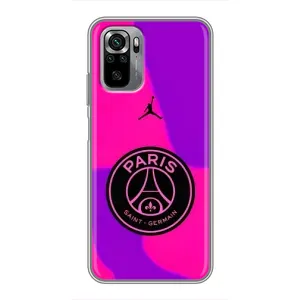 Чохли PSG для Xiaomi Redmi Note 10S (AlphaPrint) (яскравий ПСЖ)