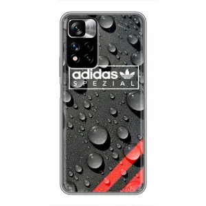 Чохли Адидас для Xiaomi Redmi Note 11 Pro Plus (AlphaPrint) (Адидас прінт)