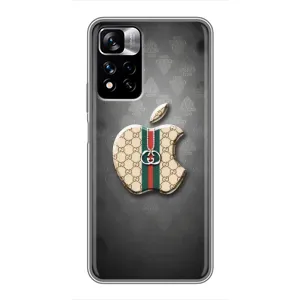 Чохли  GUCCI для Сяомі Редми Ноут 11 Про Плюс (AlphaPrint) (Apple gucci)