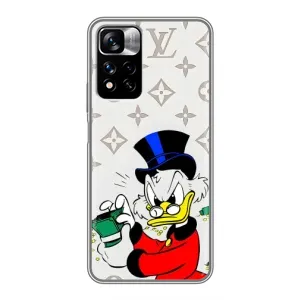 Чехли для Xiaomi Redmi Note 11 Pro Plus - Скрудж МакДак Louis Vuitton (PREMIUMPrint) (Бакси Скрудж)