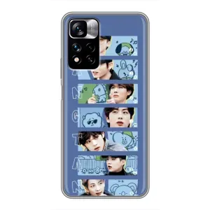 Чохли BTS для Xiaomi Redmi Note 11 Pro Plus (AlphaPrint) (Bangtan)