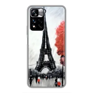 Чохол Ейфелева Вежа Xiaomi Redmi Note 11 Pro Plus - (AlphaPrint) (Вежа в Парижі)