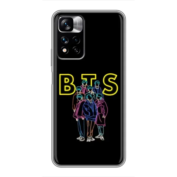 Чохол з принтом «BTS стайл» для Xiaomi Redmi Note 11 Pro Plus