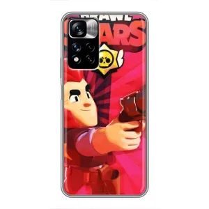 Чехол для Xiaomi Redmi Note 11 Pro Plus Бравл Старс (VPrint) (Дуелянт Кольт)
